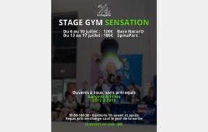 Stage Gym Sensation – Été 2026