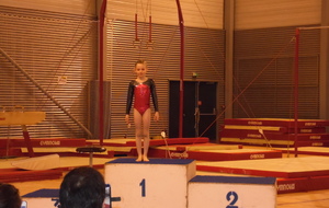 Cypriane 1ère en Criterium Zone 9 ans