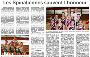 Article paru dans Vosges Matin 